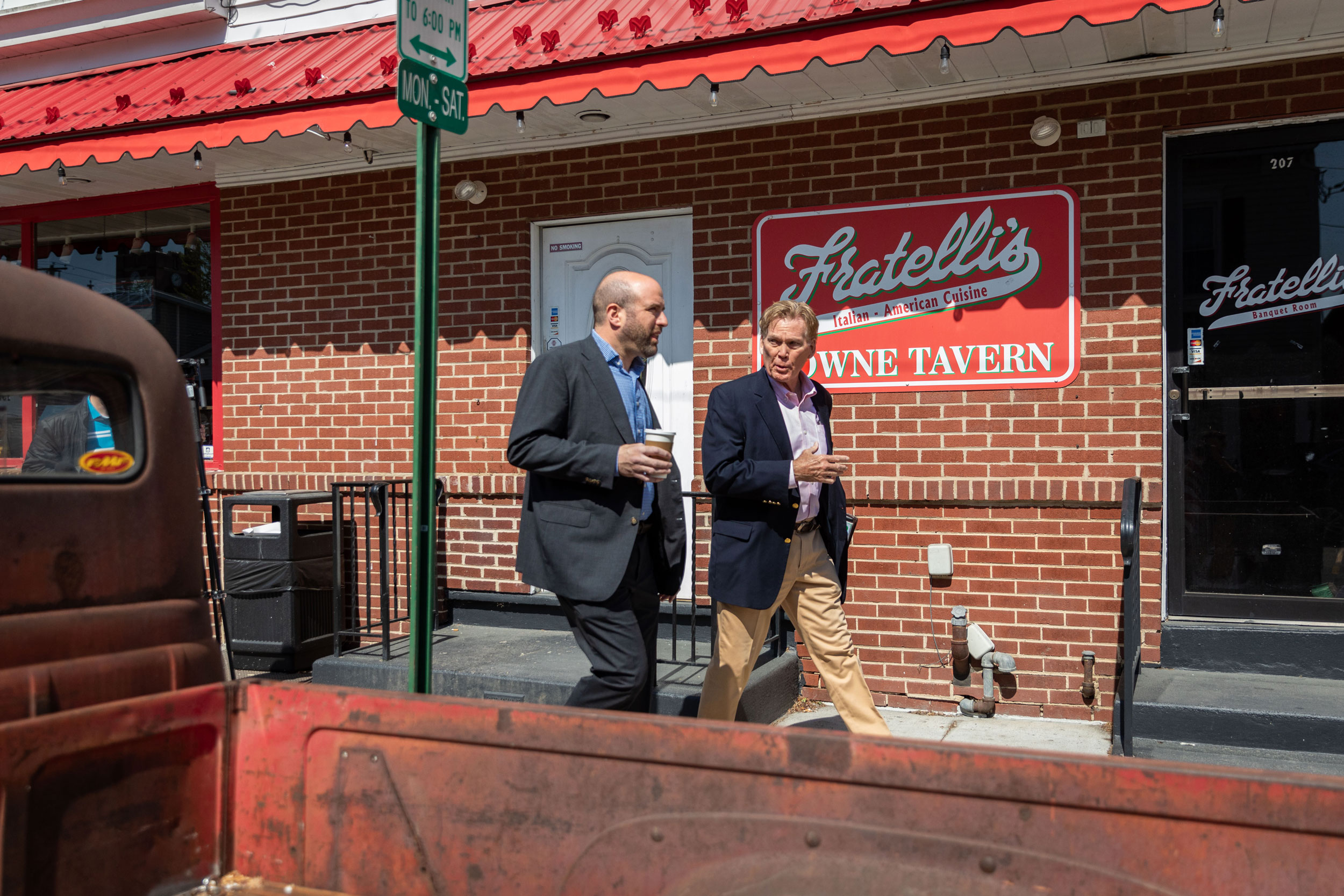 DCED’s Rick Siger and New Cumberland Borough Council President Don Kibler.