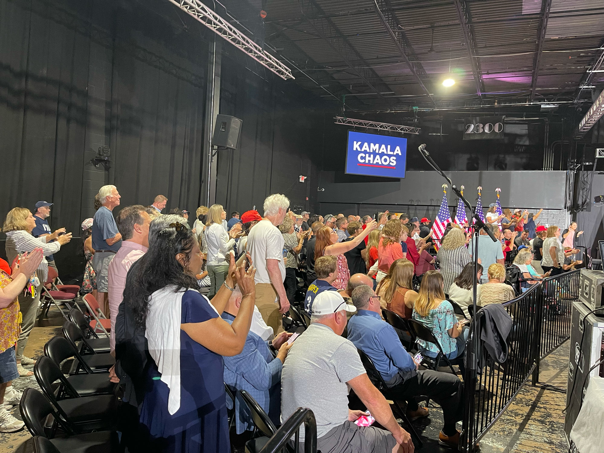 Vance drew a capacity crowd to the 2300 Arena in South Philadelphia.