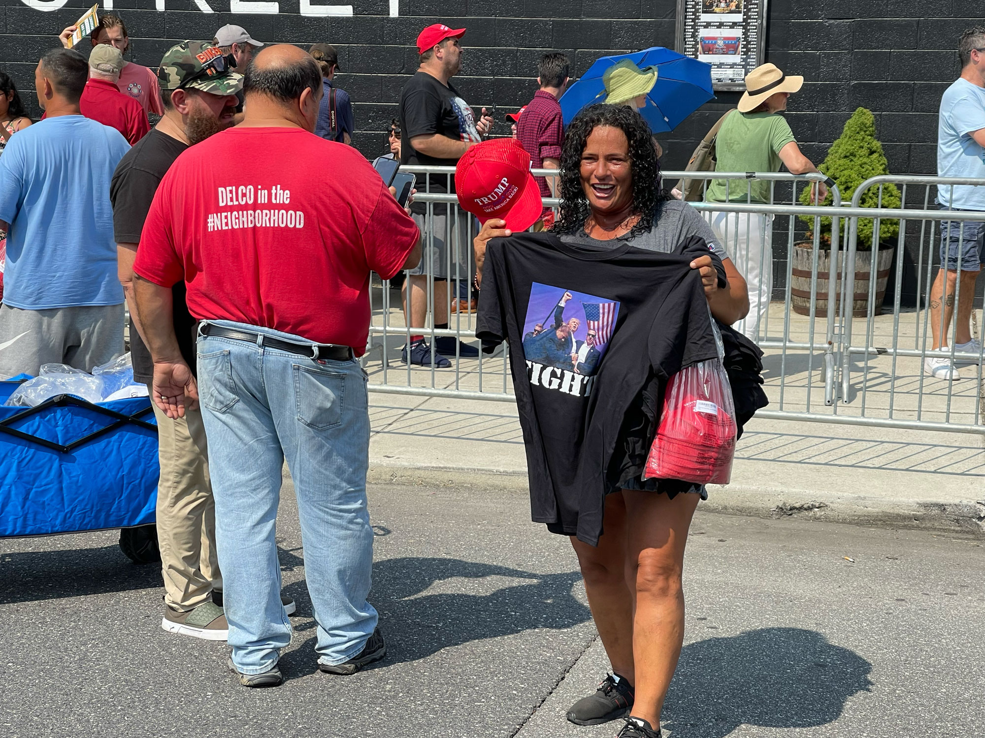 Merch options were plentiful outside the venue