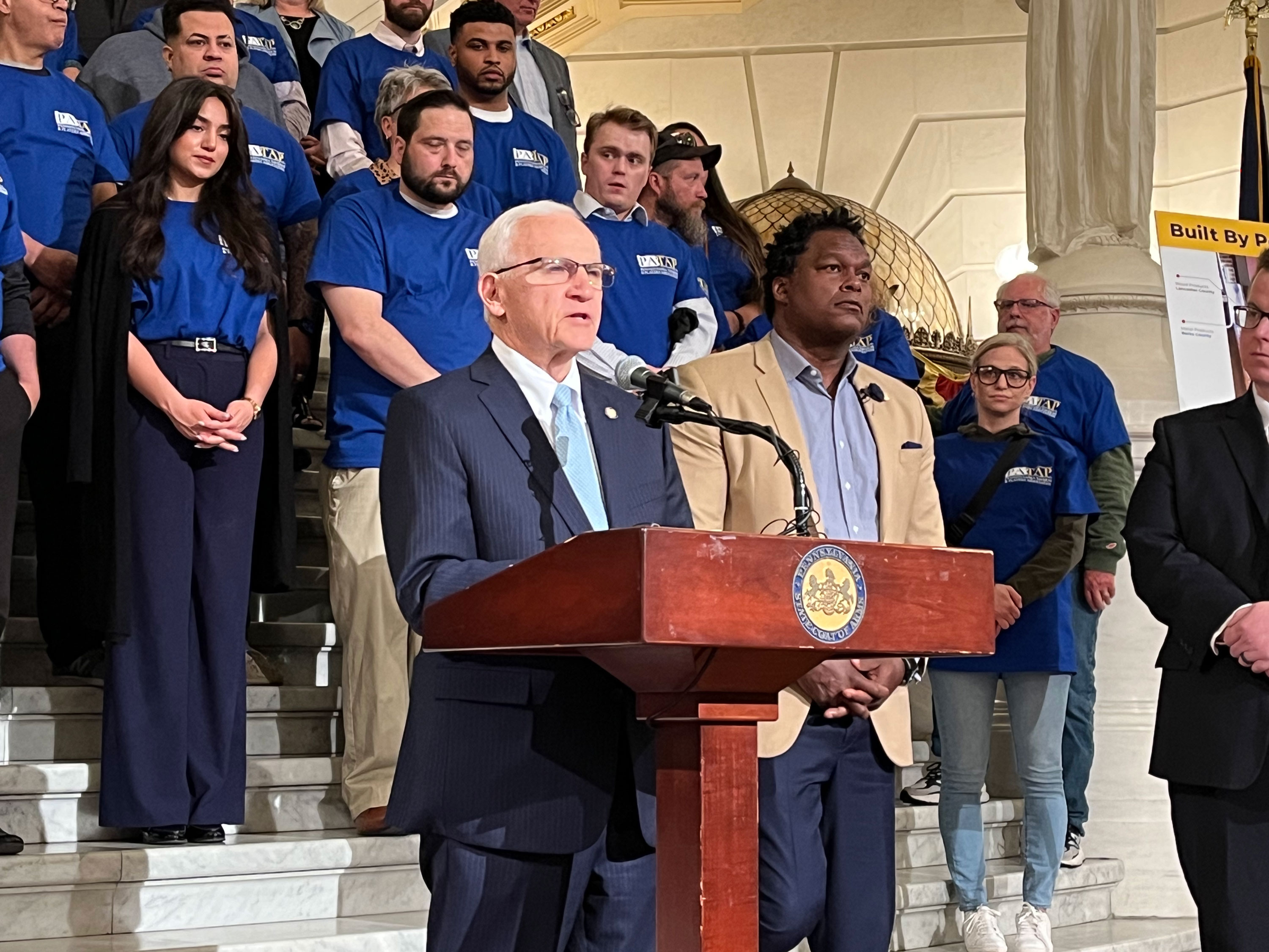 State Sen. Gene Yaw, pictured here, is the prime sponsor of a bill to regulate skill games in the state Senate. 