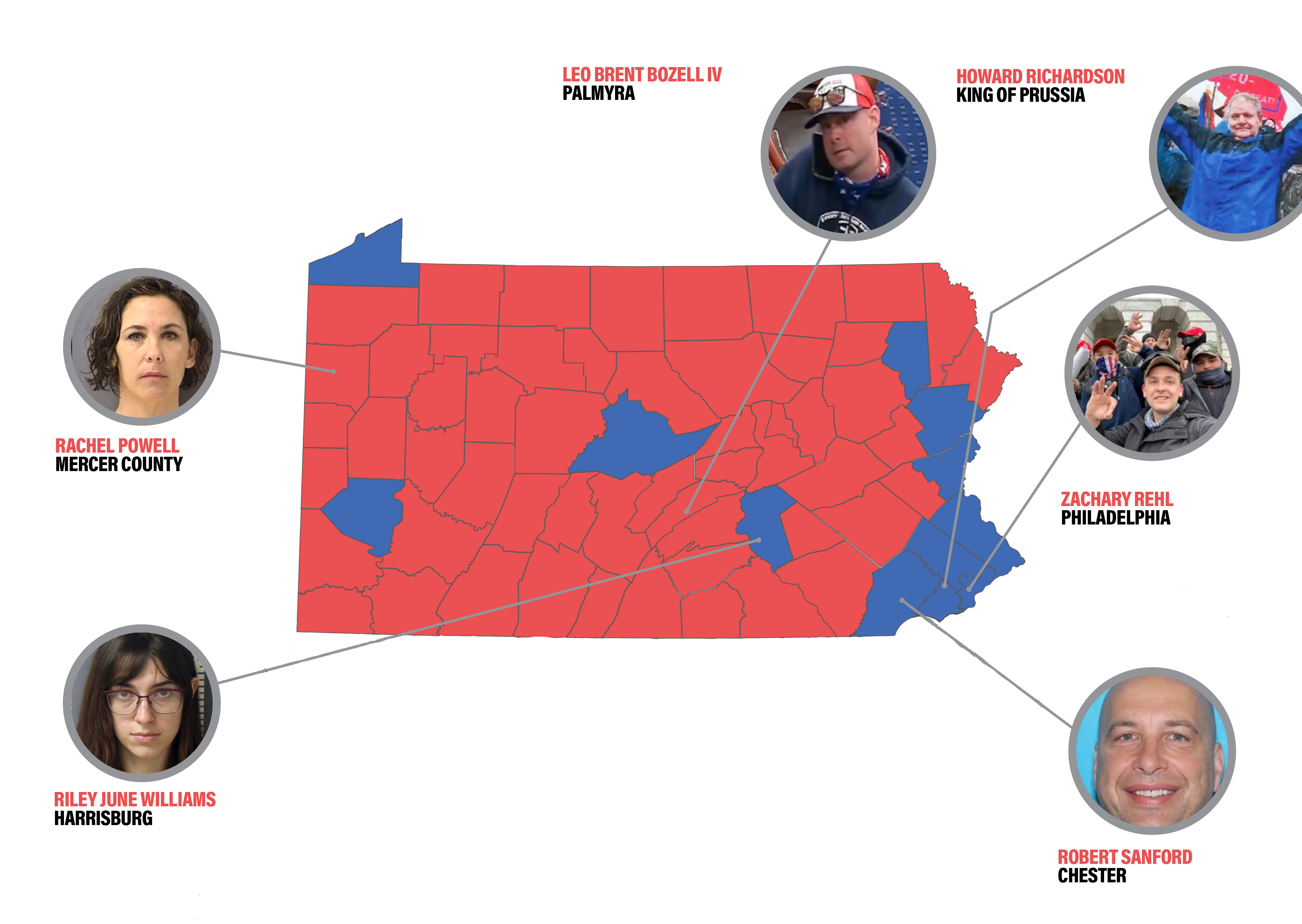 Map of Insurrectionists